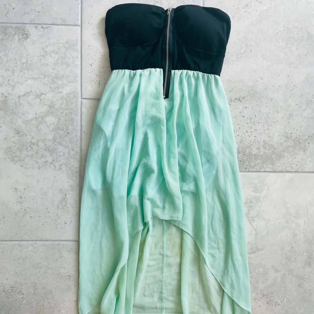Spring/Summer High-low dress strapless
